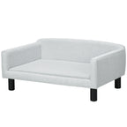 Sofa augintiniams su atlošu iki 20 kg 82 x 54 cm šviesiai pilka