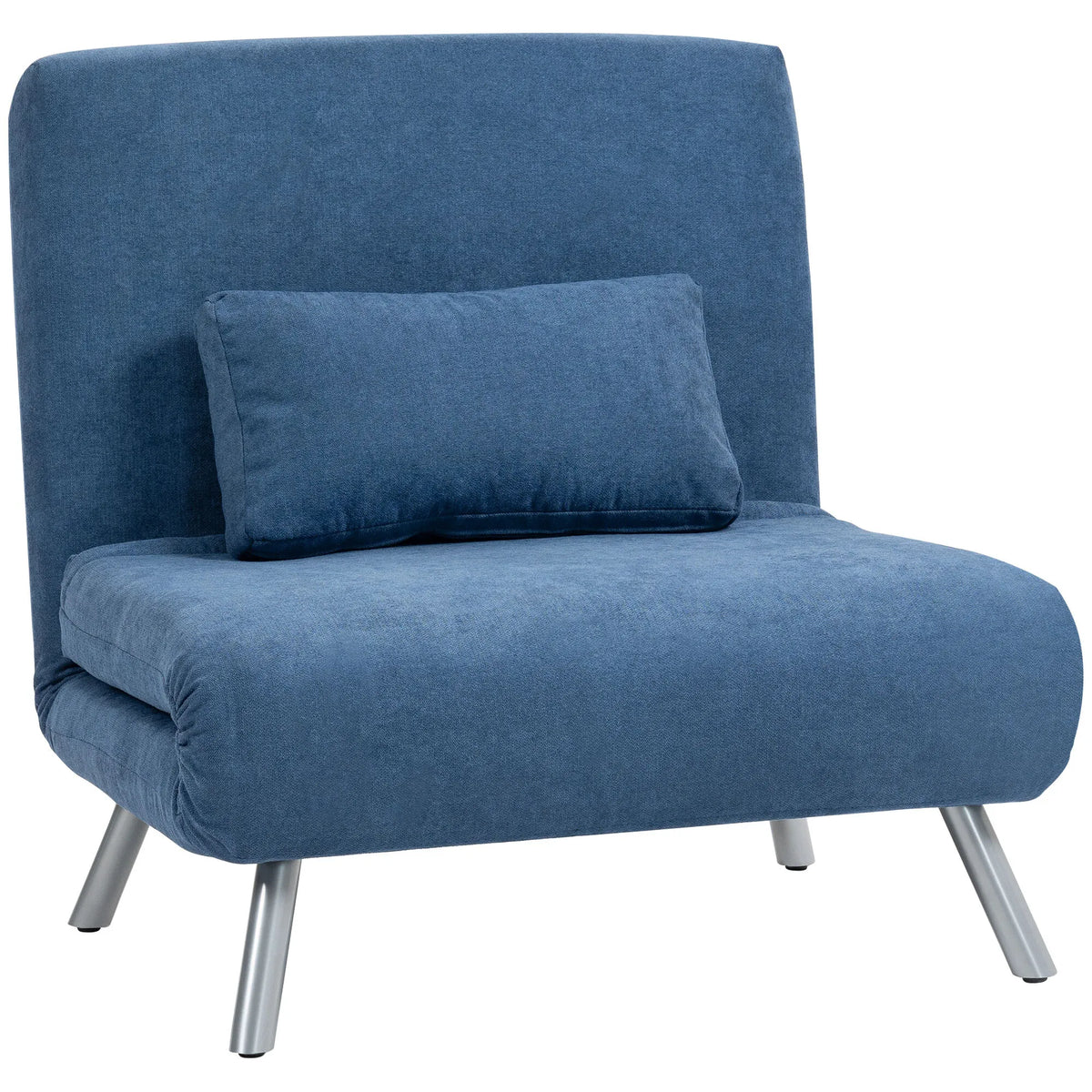 Sofa-lova su miegojimo funkcija, 3-in-1, 190 × 80 cm, mėlyna