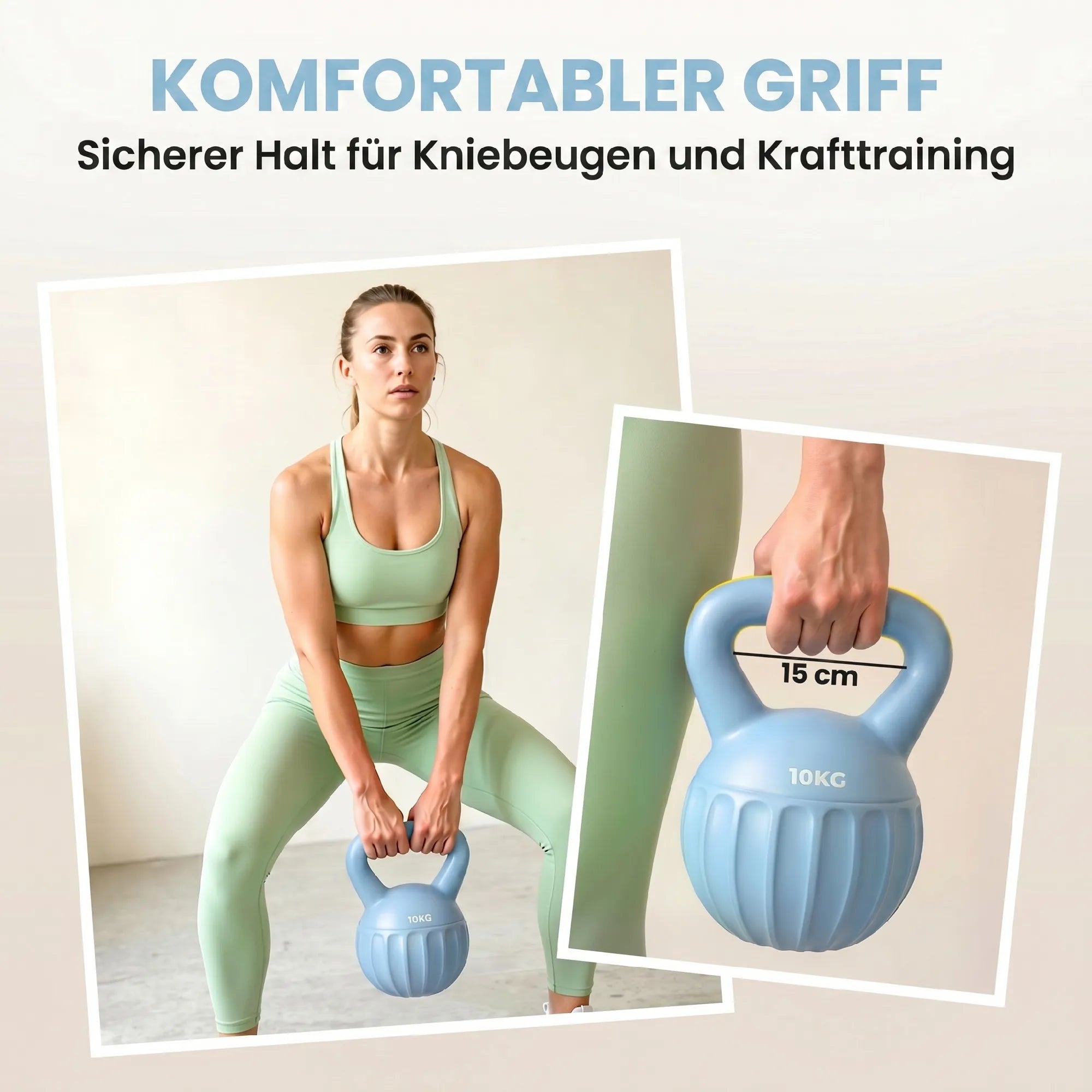 Sportinė gira 10 kg mėlyna
