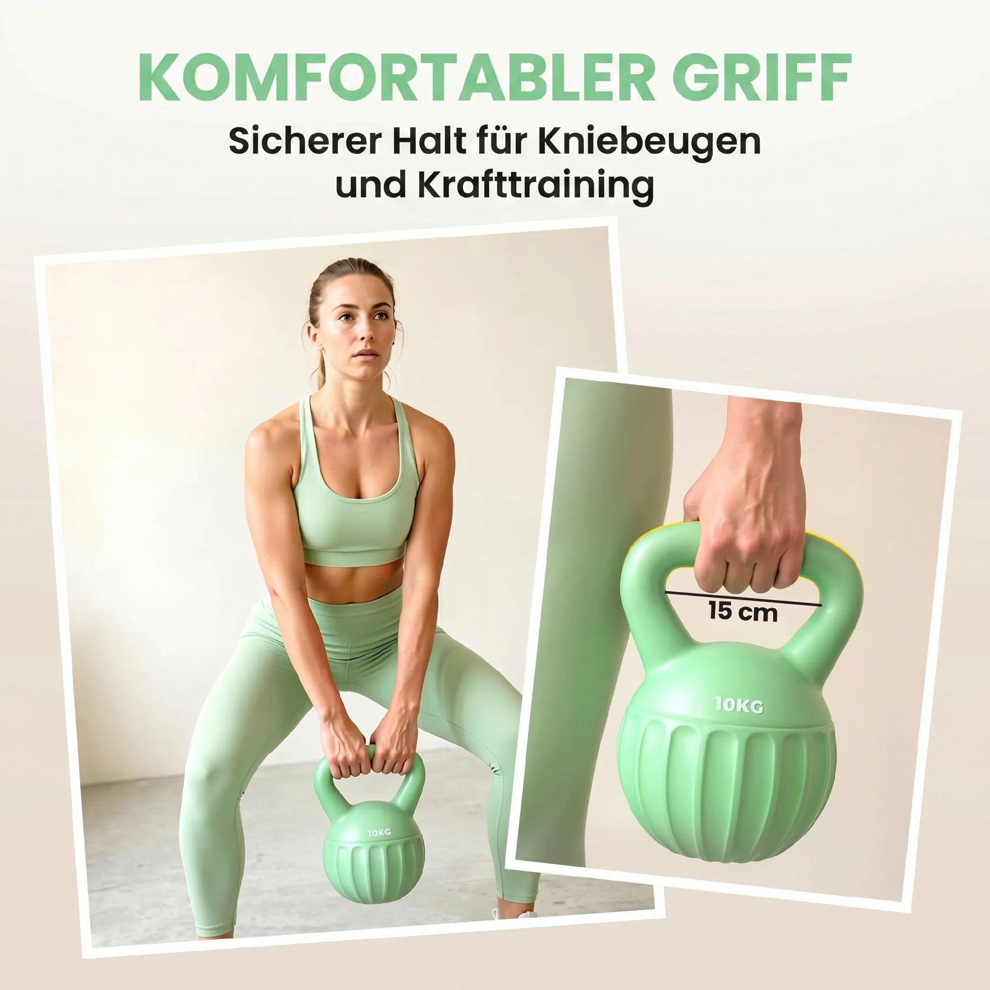 Sportinė gira 6 kg, žalia