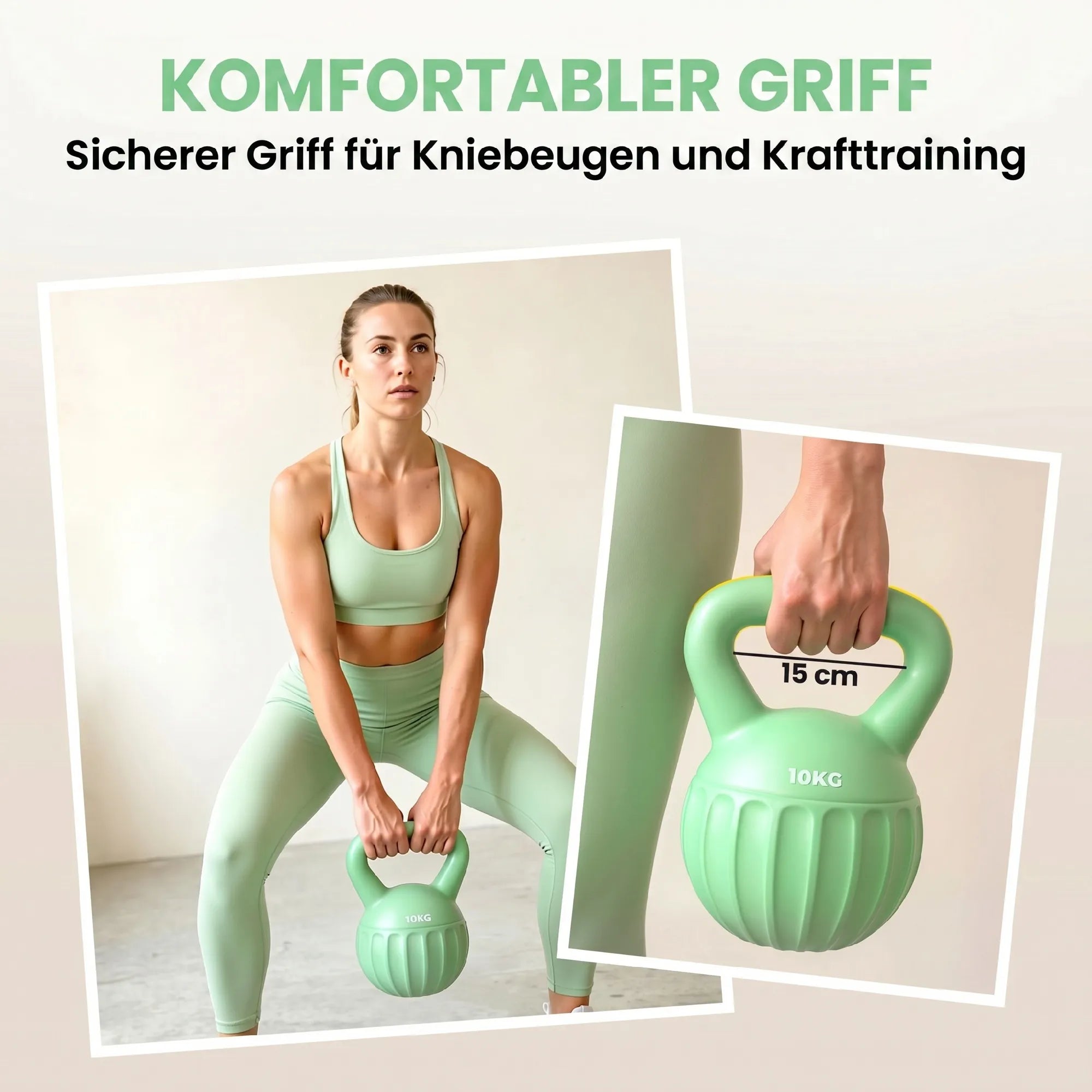 Sportinė gira 6 kg, žalia