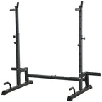 Štangos stovas, reguliuojamo aukščio, iki 150 kg, juodas