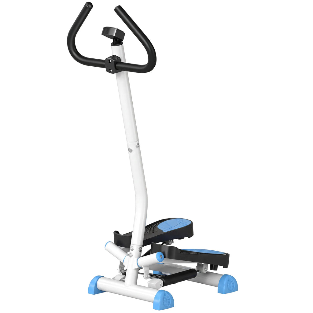 Steperis su rankena, iki 100 kg, mėlynas/juodas