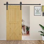 Stumdomų durų mechanizmas, iki 100 kg, rudas, 2 m