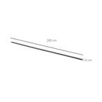 Stumdomų durų mechanizmas, iki 100 kg, rudas, 2 m