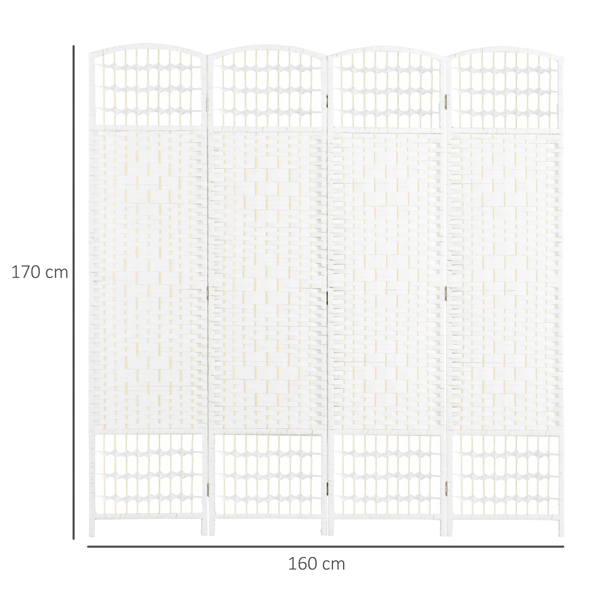 Sulankstoma kambario pertvara 160 x 170 cm medinė