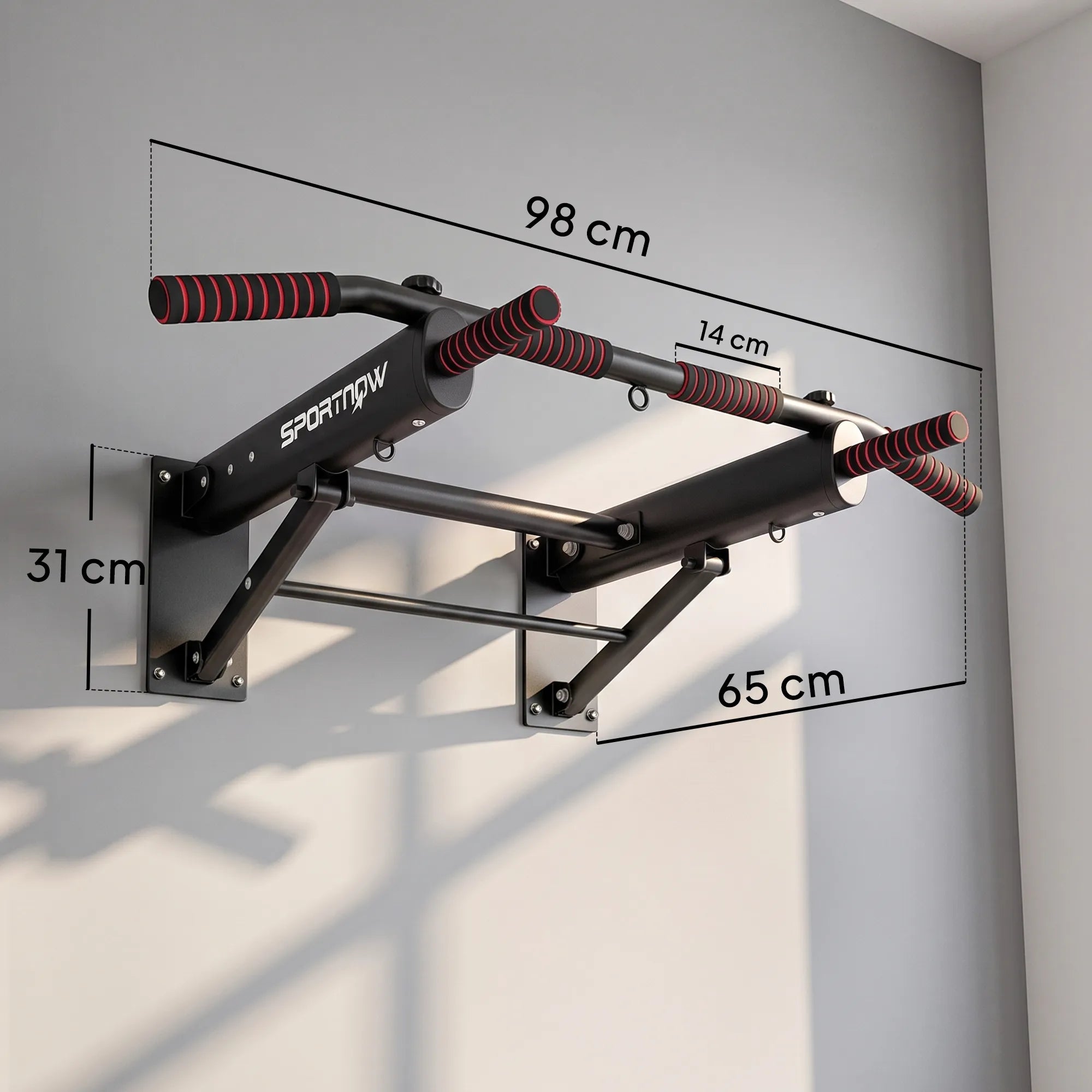Prisitraukimų juostos matmenų schema centimetrais