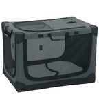Sulankstoma šunų transportavimo dėžė, iki 20 kg, 76x54x54 cm, žalia