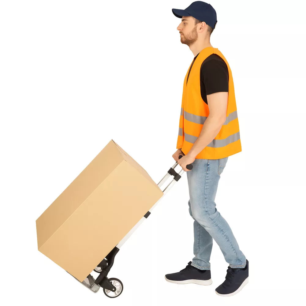 Sulankstomas aliumininis transportavimo vežimėlis, 70 kg
