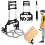 Sulankstomas aliumininis transportavimo vežimėlis, 70 kg