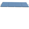 Sulankstomas gimnastikos kilimėlis 240 x 120 cm, šviesiai mėlynas