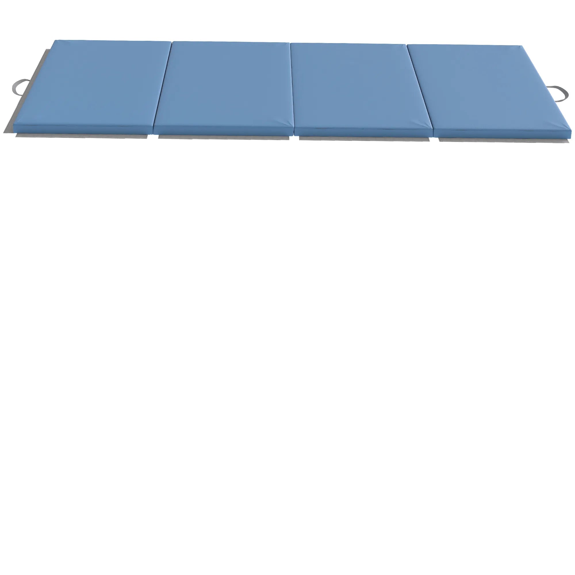 Sulankstomas gimnastikos kilimėlis 240 x 120 cm, šviesiai mėlynas