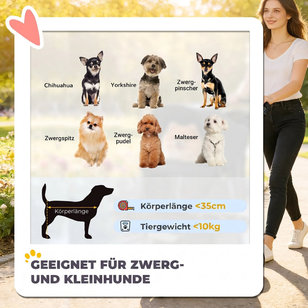 Sulankstomas šunų vežimėlis su krepšiu daiktams juodas 10 kg