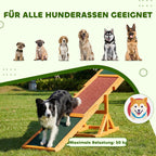 Šuns agility sūpuoklės, neslidžios, iki 30 kg, 180x30x30 cm