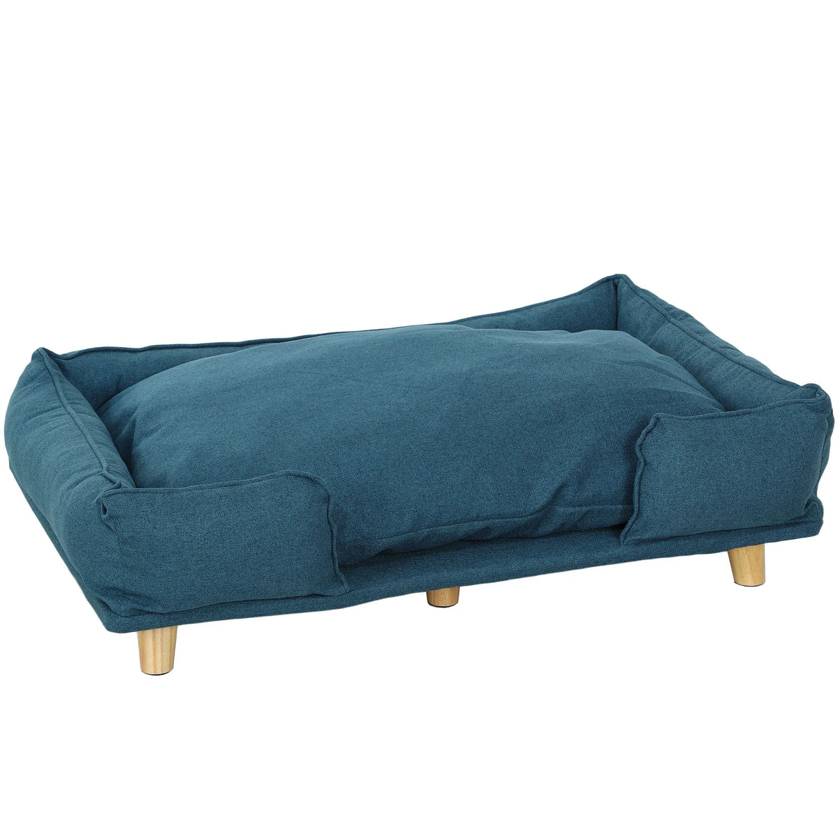 Šuns sofa su nuimamu užvalkalu, 96 x 66 cm, tamsiai mėlyna