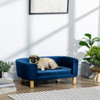 Šuns sofa, tamsiai mėlyna, 86 x 55 x 33 cm