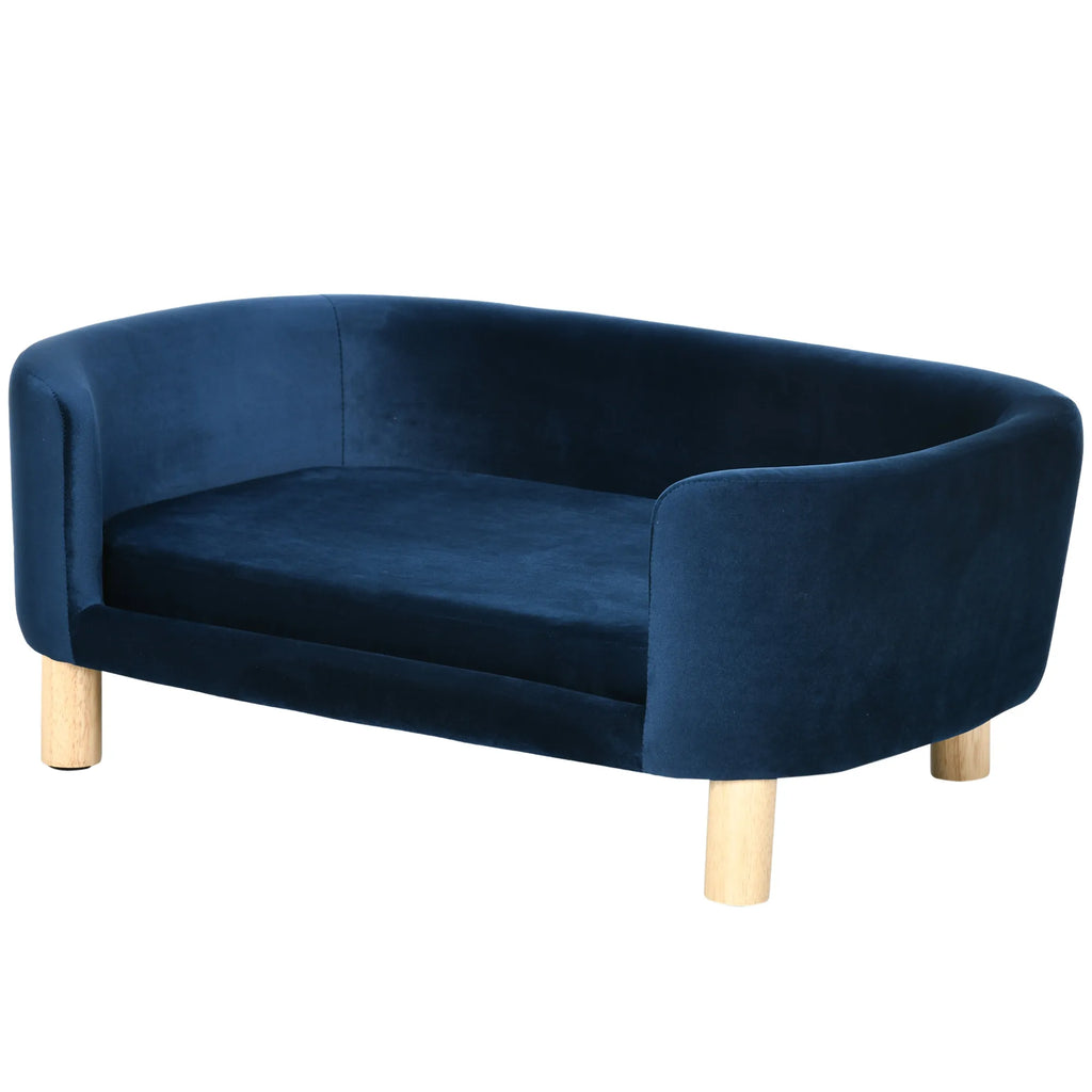 Šuns sofa, tamsiai mėlyna, 86 x 55 x 33 cm