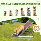Šunų balansyras Aqulity Agility treniruotėms, iki 30 kg, pilkas