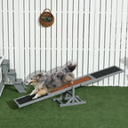 Šunų balansyras Aqulity Agility treniruotėms, iki 30 kg, pilkas