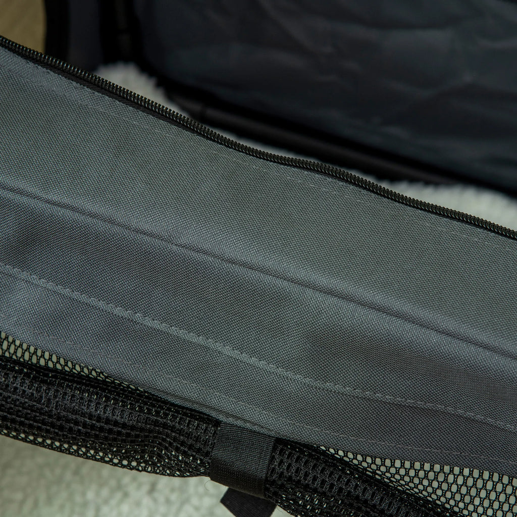 Šunų ir kačių transportavimo krepšys, sulankstomas, pilkas, iki 4 kg