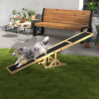 Šunų sūpynės agility treniruotėms, neslidžios, iki 30 kg, geltonos