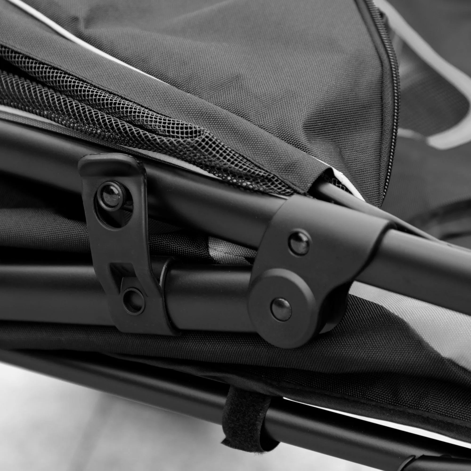 Šunų vežimėlis sulankstomas iki 30 kg pilkas