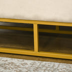 Suoliukas su daiktadėže, 110 cm, smėlio spalvos