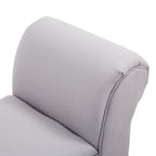 Suoliukas su paminkštinimu, iki 130 kg, pilkas, 102 × 36 × 51 cm