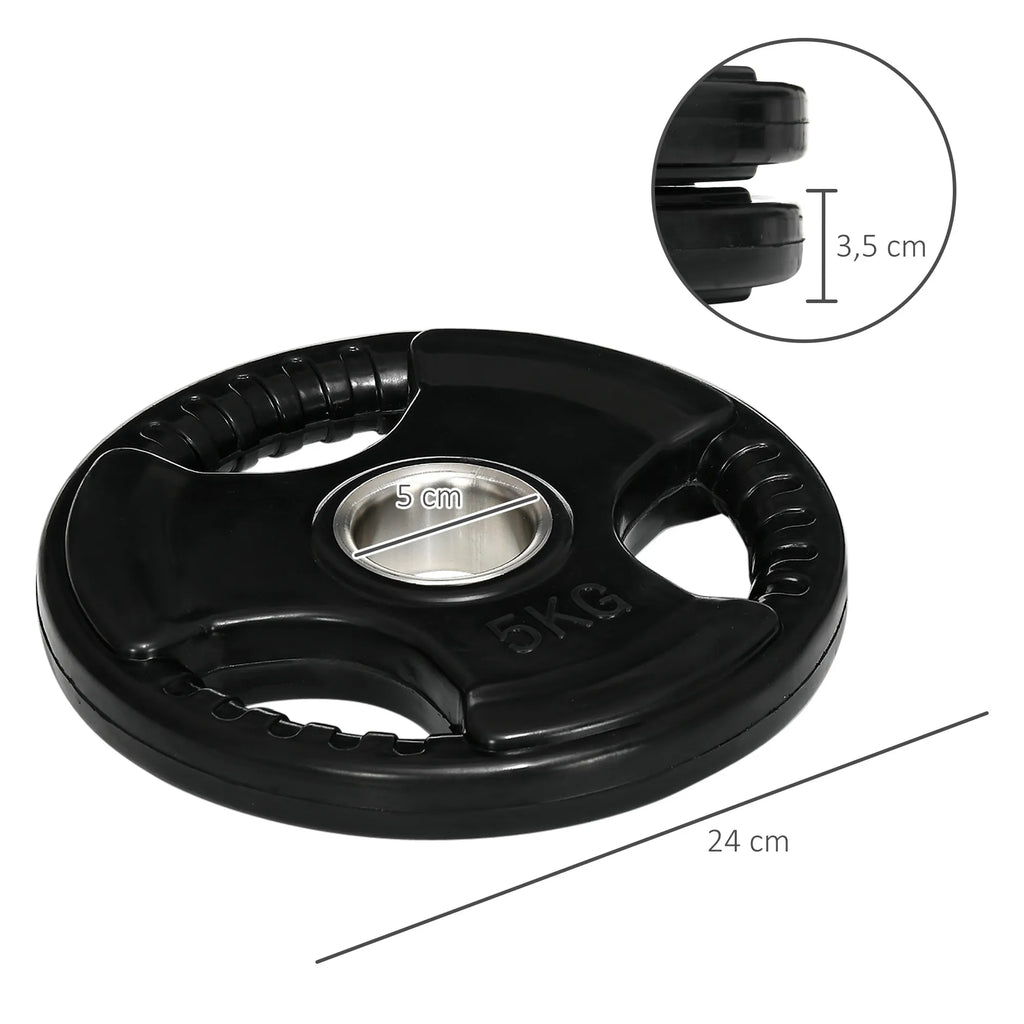 Svarmuo 10 kg (2 x 5 kg), juodas
