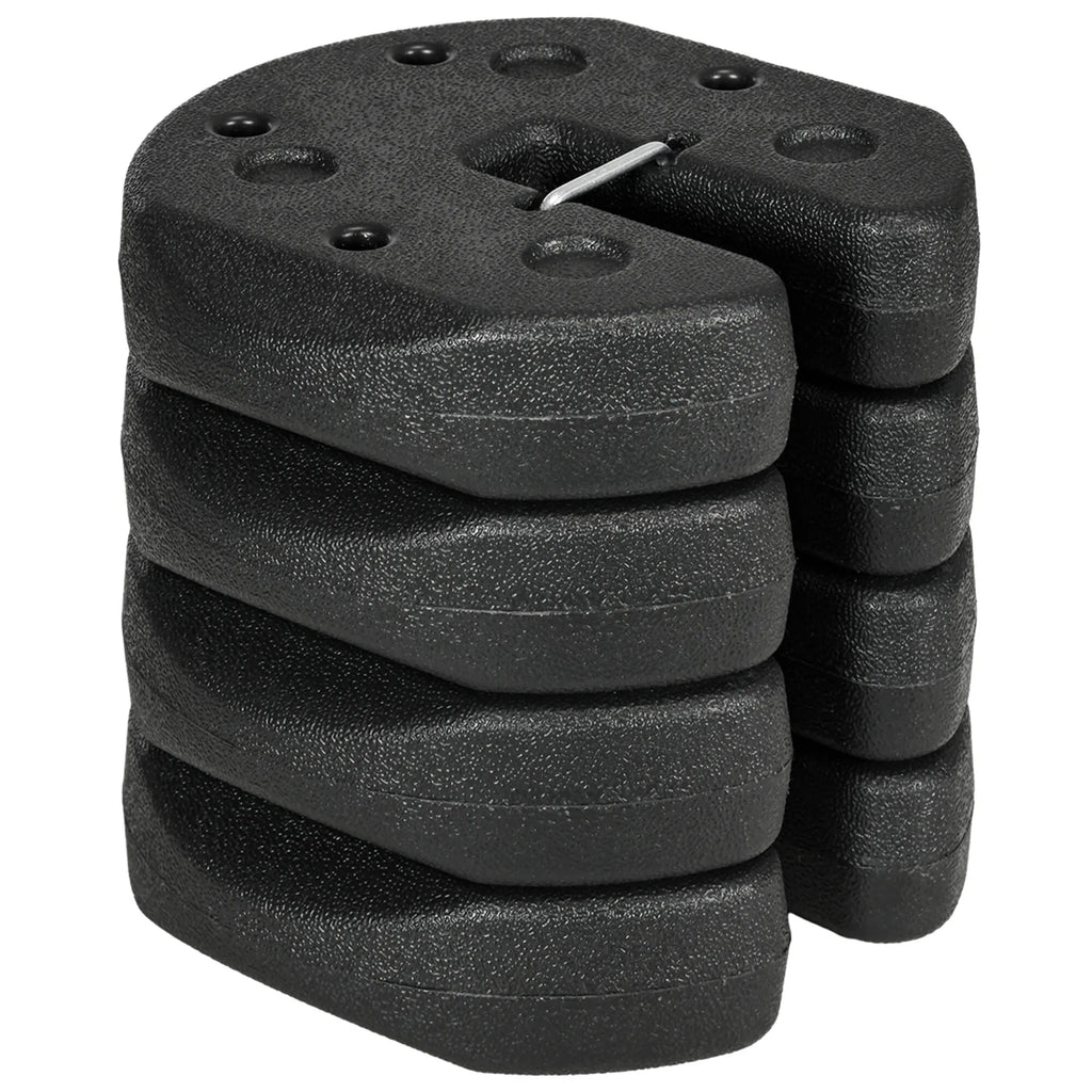 Svoris paviljono kojoms 12 kg (4 vnt.), juodas