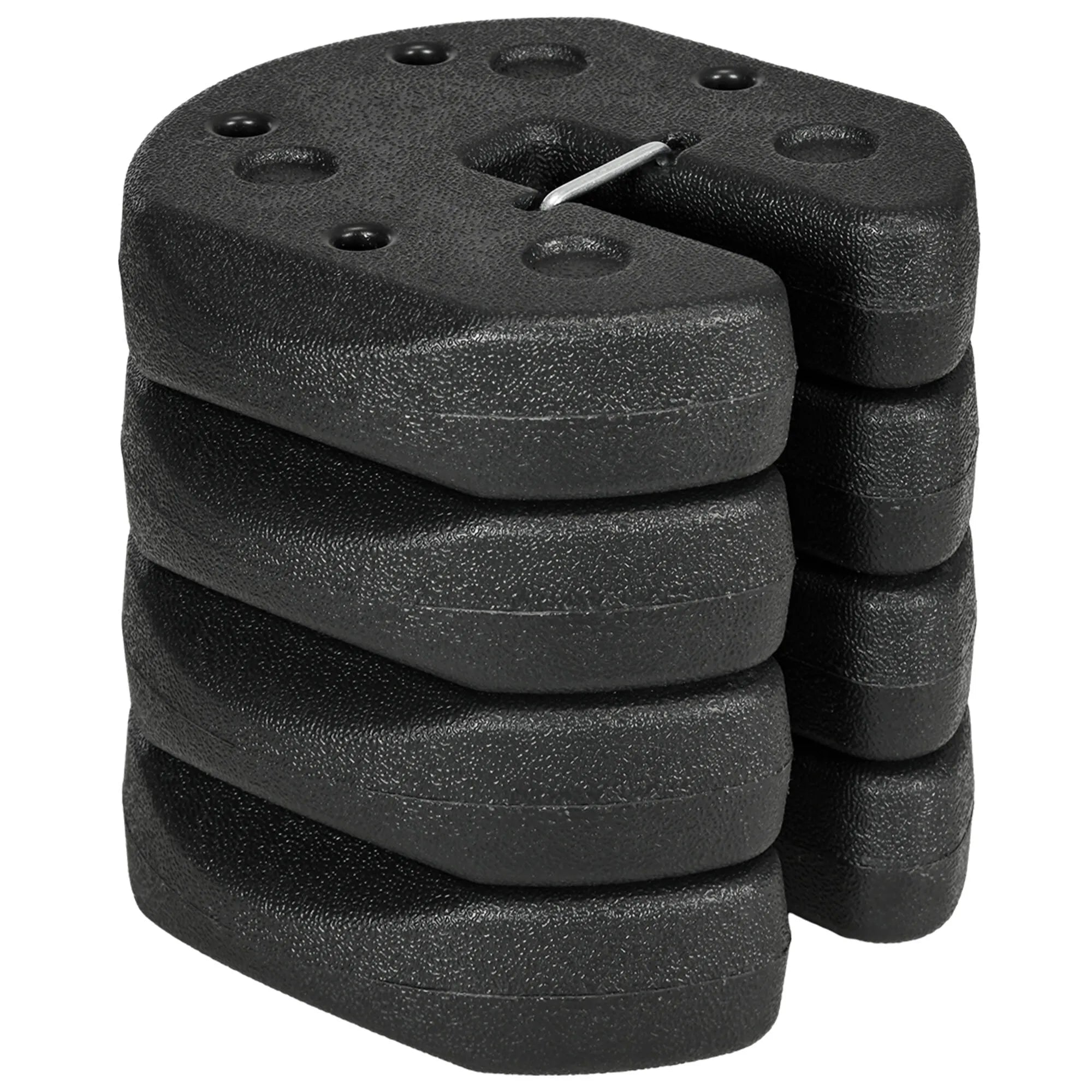 Svoris paviljono kojoms 12 kg (4 vnt.), juodas