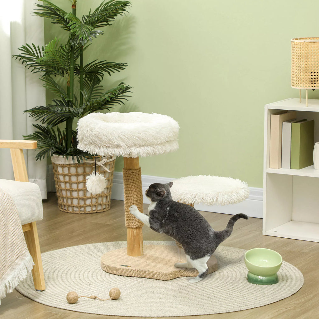Kačių medis Pet Palace, 61,5 cm, baltas