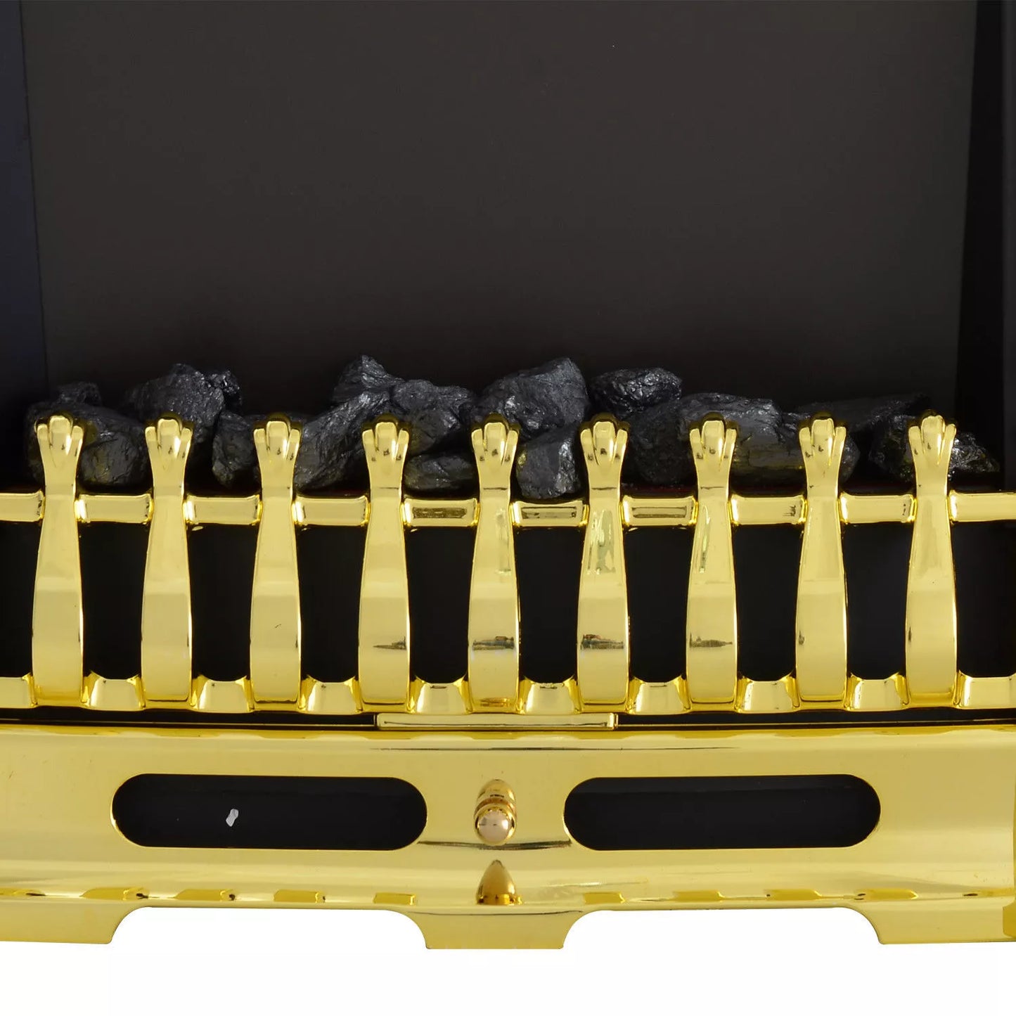 Elektrinis židinys su šildymu, elektrinis židinys su LED liepsnos efektu, 1000/2000W dekoratyvinis židinys, elektrinė židinio ugnis, auksinis