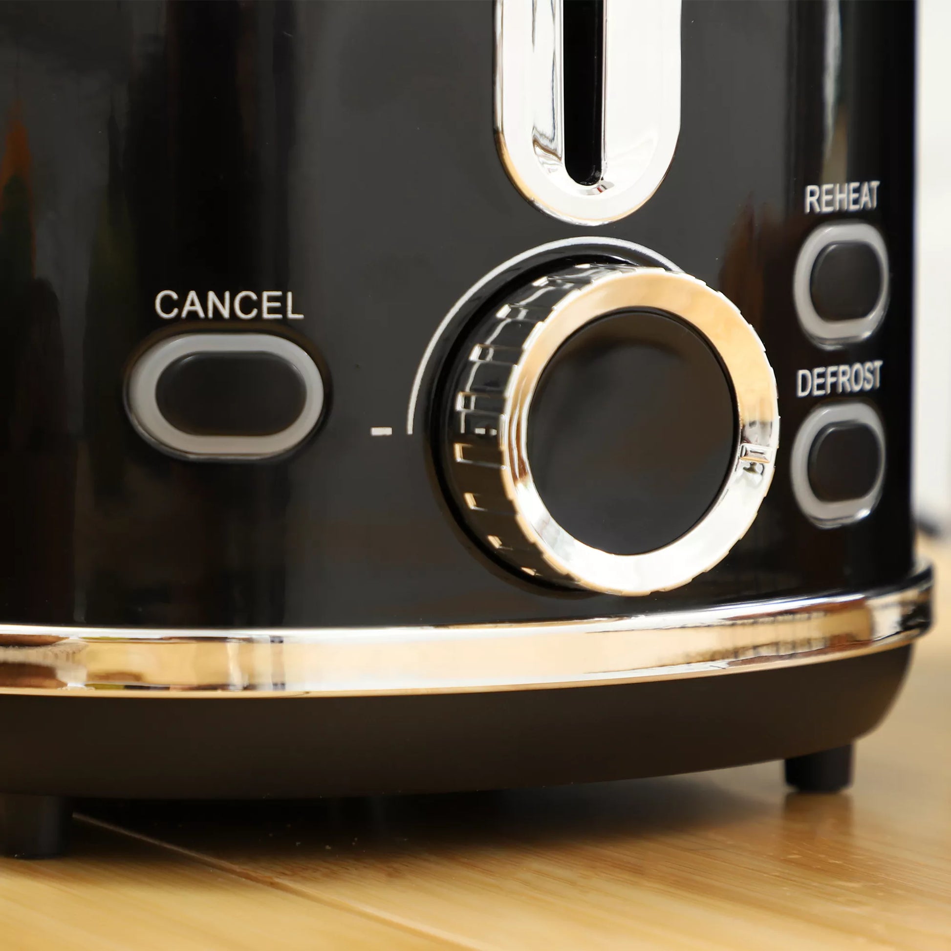 Virdulys ir skrudintuvas, LED ekranas, 1,7 litro talpos, 2200 W, retro dizainas, atminties funkcija, juodos spalvos