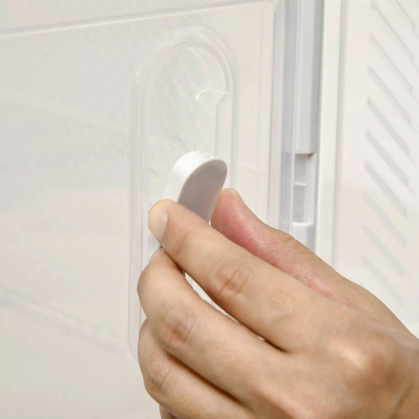 Modulinė lentynų sistema su 18 skyrių, jungiamoji lentyna, 25 cm x 35 cm x 19 cm, permatoma