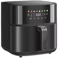 Karšto oro gruzdintuvė, „Air Fryer“, 8 programos, 8 litrai, LED ekranas, juoda