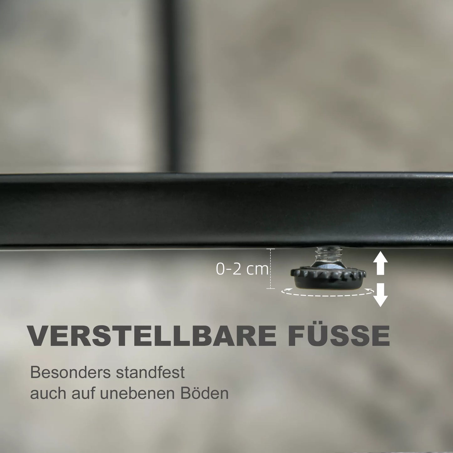 2 vnt. kavos staliukų rinkinys, ovalus ir apvalus, sudedamas, marmuro efektas, MDF, metalas, Ø50 x 50,5H cm, juodas