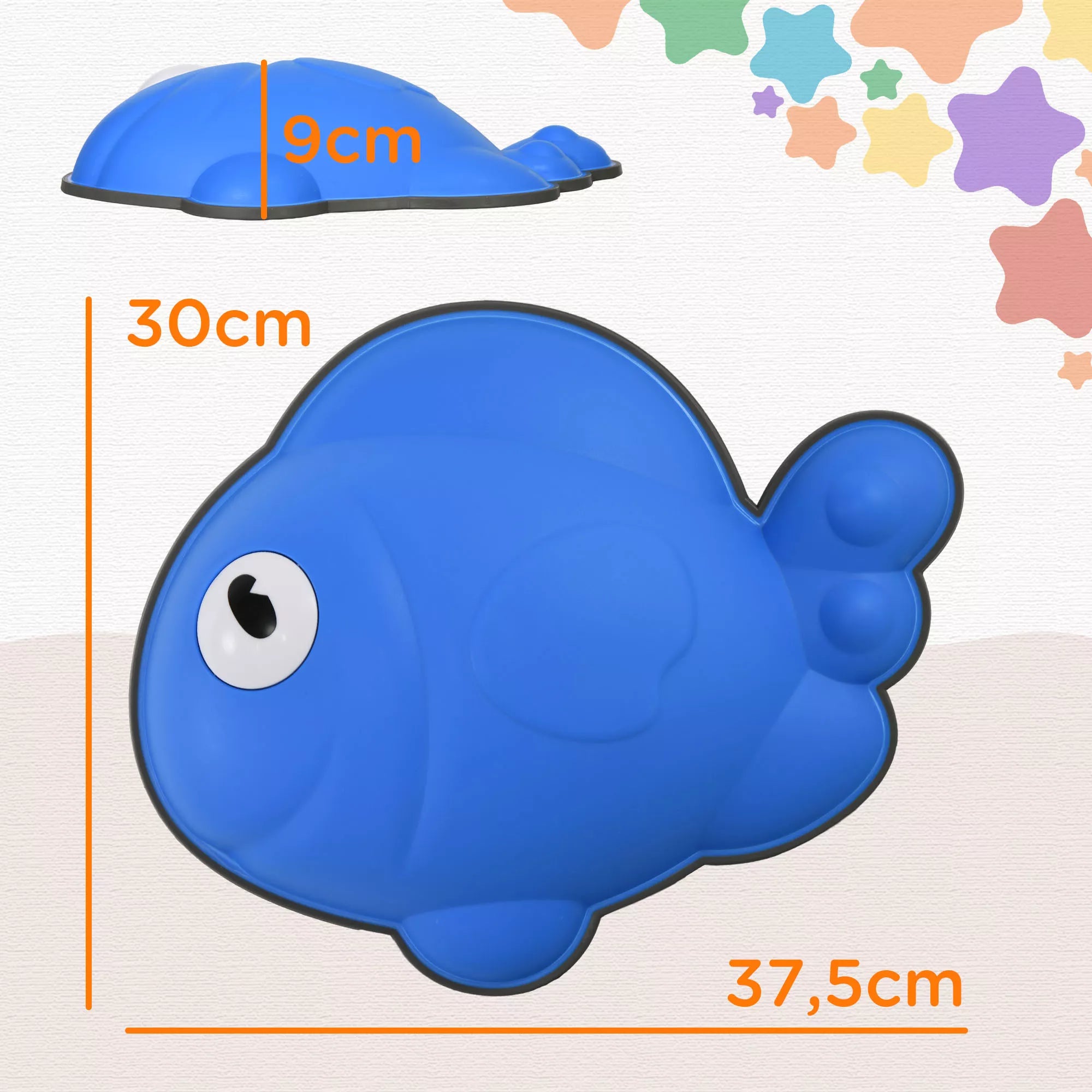 AIYAPLAY Balansinės pakopėlės, 9 vnt. rinkinys, neslystančios, sukiojamos, skirtos naudoti lauke ir viduje, spalvotos