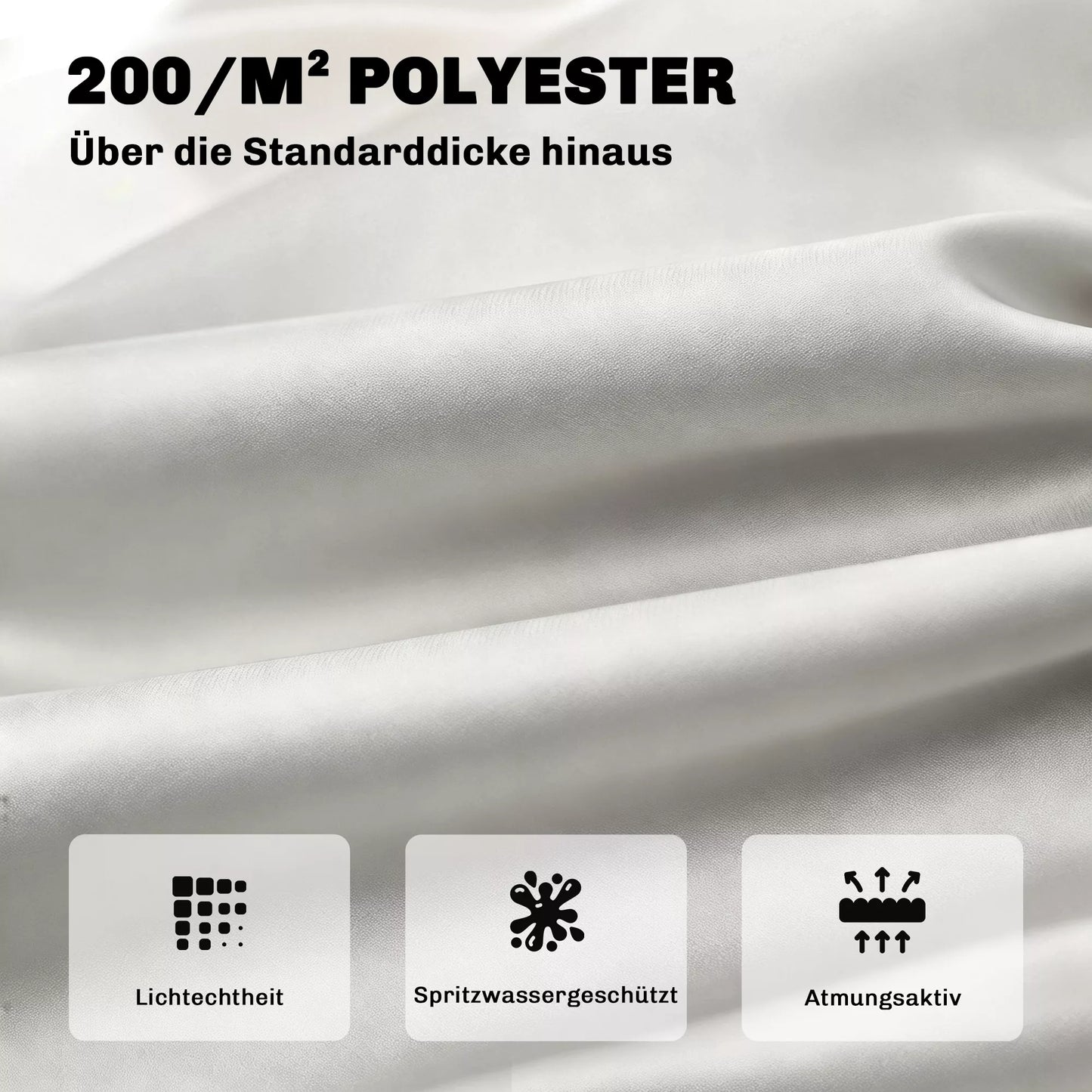 3 vietų suoliuko pagalvėlė 150x98x8 cm su tvirtinimo juostelėmis, sodo baldų pagalvėlė sūpynėms, šviesiai pilka