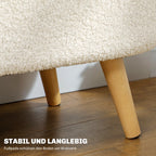 Suoliukas su daiktadėže, 82 cm, baltas