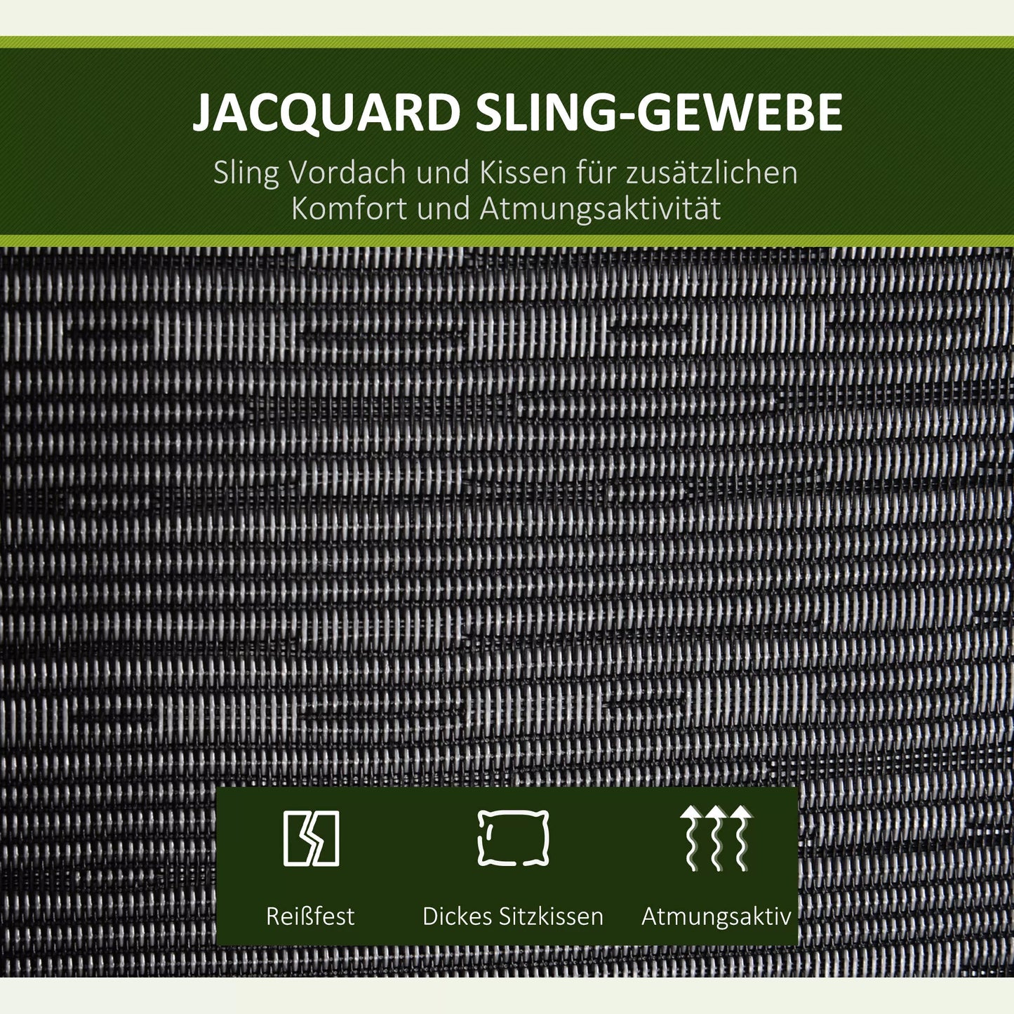 Holivudo sūpynės, 3 vietų sodo sūpynės, reguliuojamas saulės stogelis, tekstilė, pilka, 200 x 120 x 170 cm