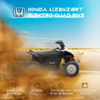 Honda licencijuoto keturračio infografika: 6V variklis, 18–36 mėn.