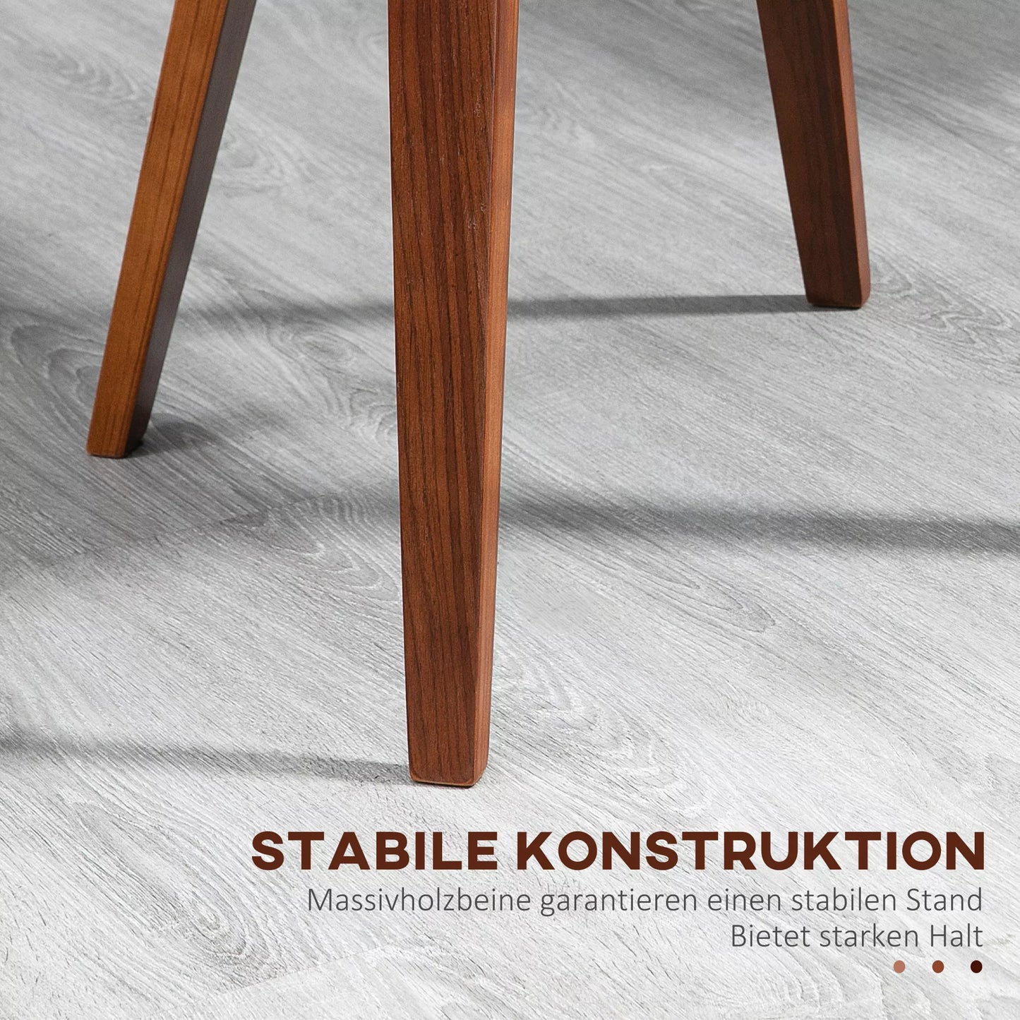 HOMCOM 2 vnt. komplektas Vintažinio stiliaus valgomojo kėdės, mediena, audinio apmušalas, putplastis, juodos