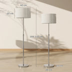 Toršero matmenų schema: gaubtas 40x25 cm, aukštis 133-168 cm