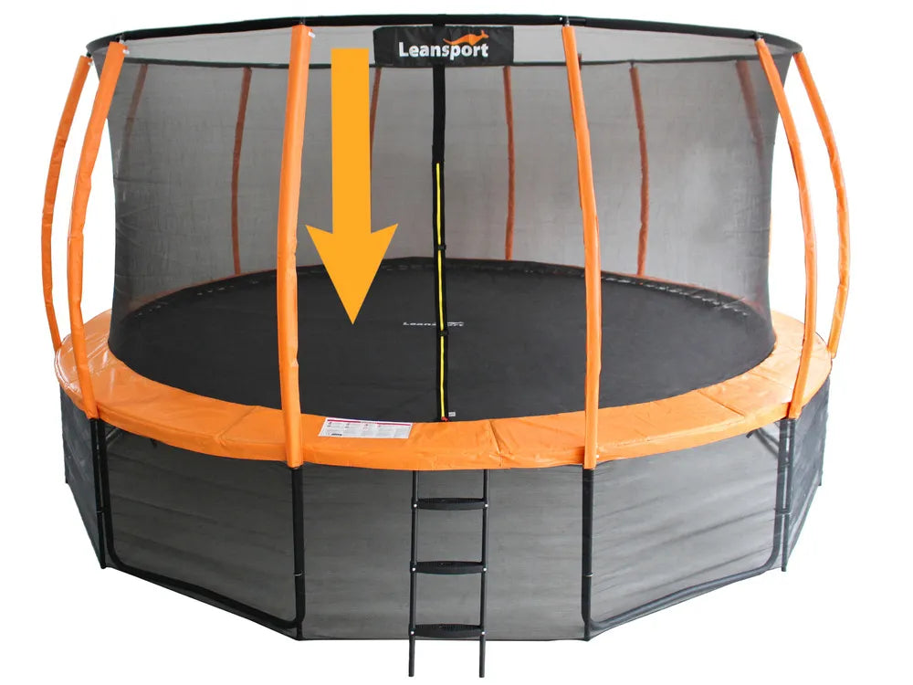 Trampolino kilimėlis, 325 cm, 72 spyruoklėms, 366 cm trampolinui