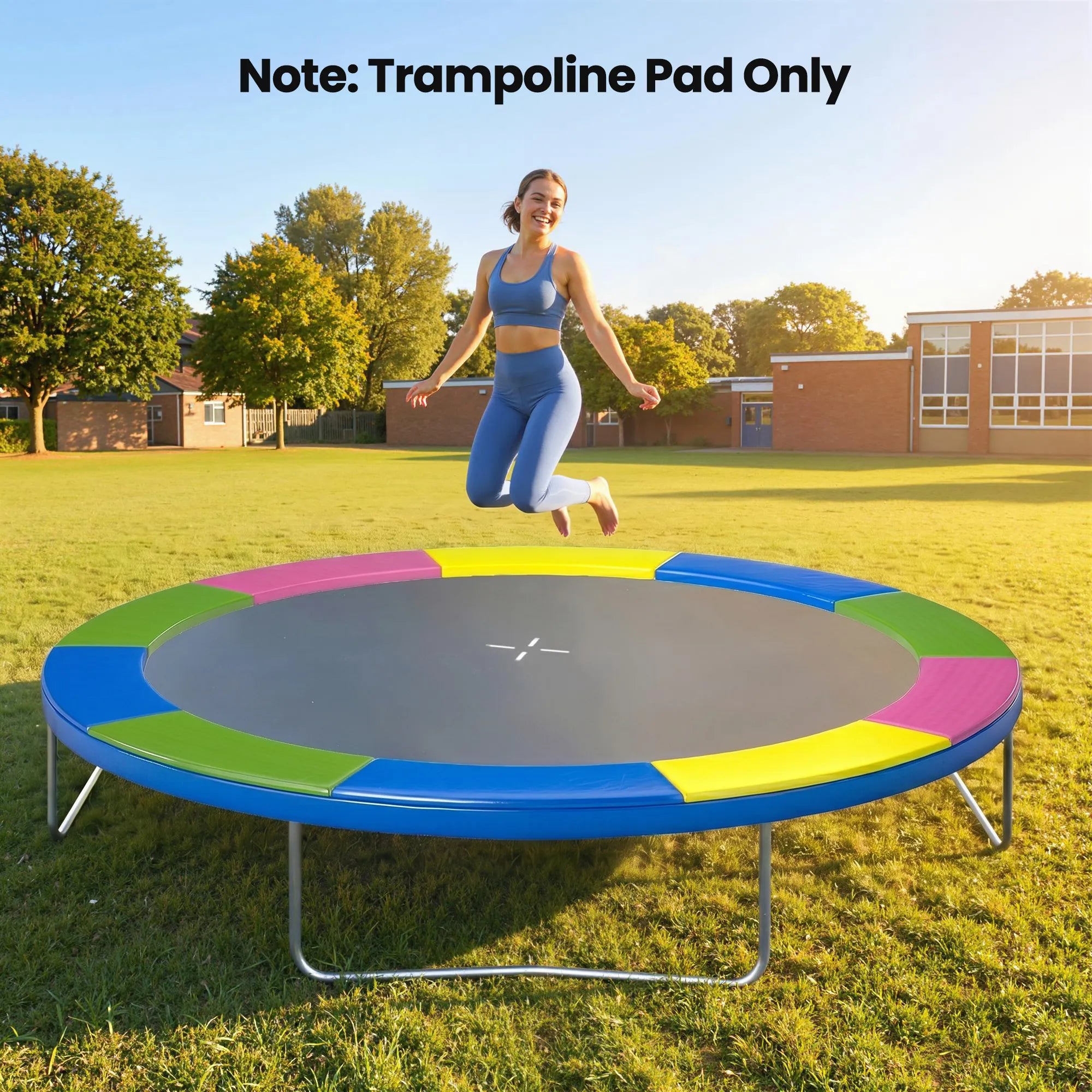 Trampolino kraštų apsauga 305 cm, spalvota