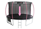 Trampolino šokinėjimo matas, 33 × 102 × 5 cm, juodas