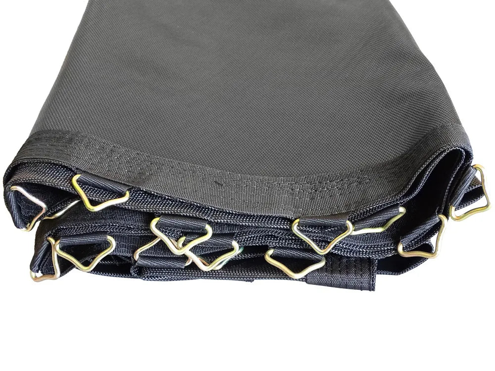 Trampolino šokinėjimo matas, 33 × 102 × 5 cm, juodas