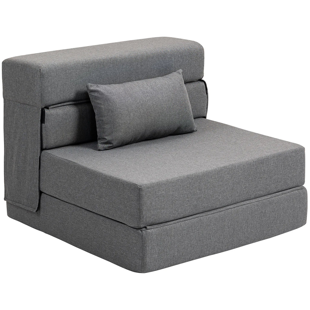 Transformuojama grindų sofa Nemo 80x80 cm, pilka
