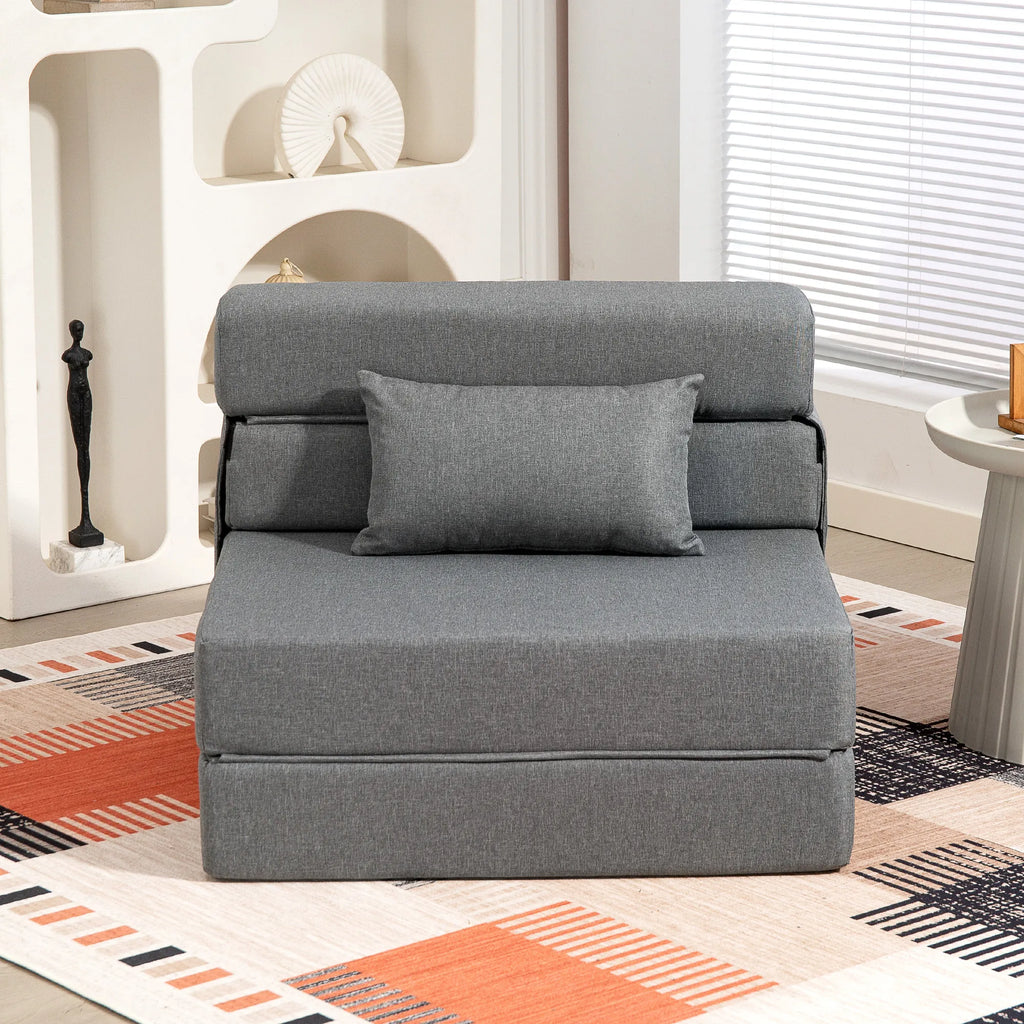 Transformuojama grindų sofa Nemo 80x80 cm, pilka